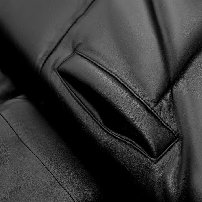 Campera Cuero Puffer - Imagen 6