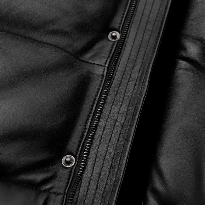 Campera Cuero Puffer - Imagen 9