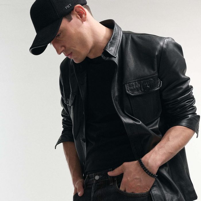 Campera Cuero Trucker - Imagen 2