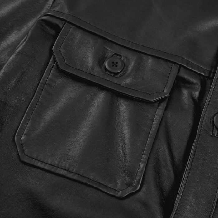 Campera Cuero Trucker - Imagen 9