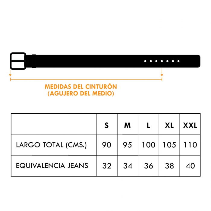 Cinturón Cuero Diagonal - Imagen 7