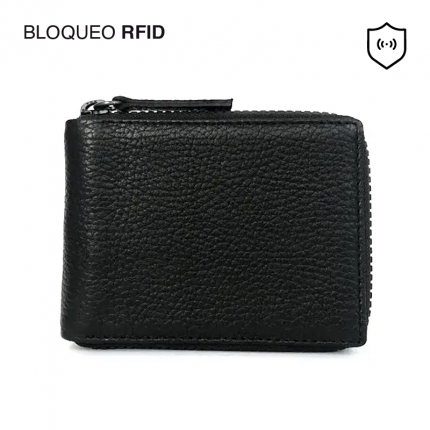 Billetera con Cierre RFID