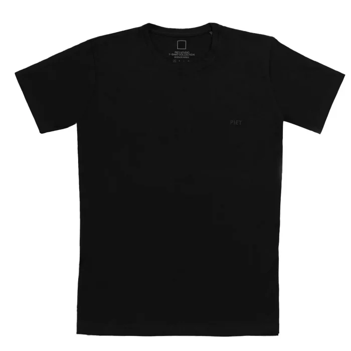 PIETproducto_-remera-01 Remera Pima Basic Negra - Imagen 1