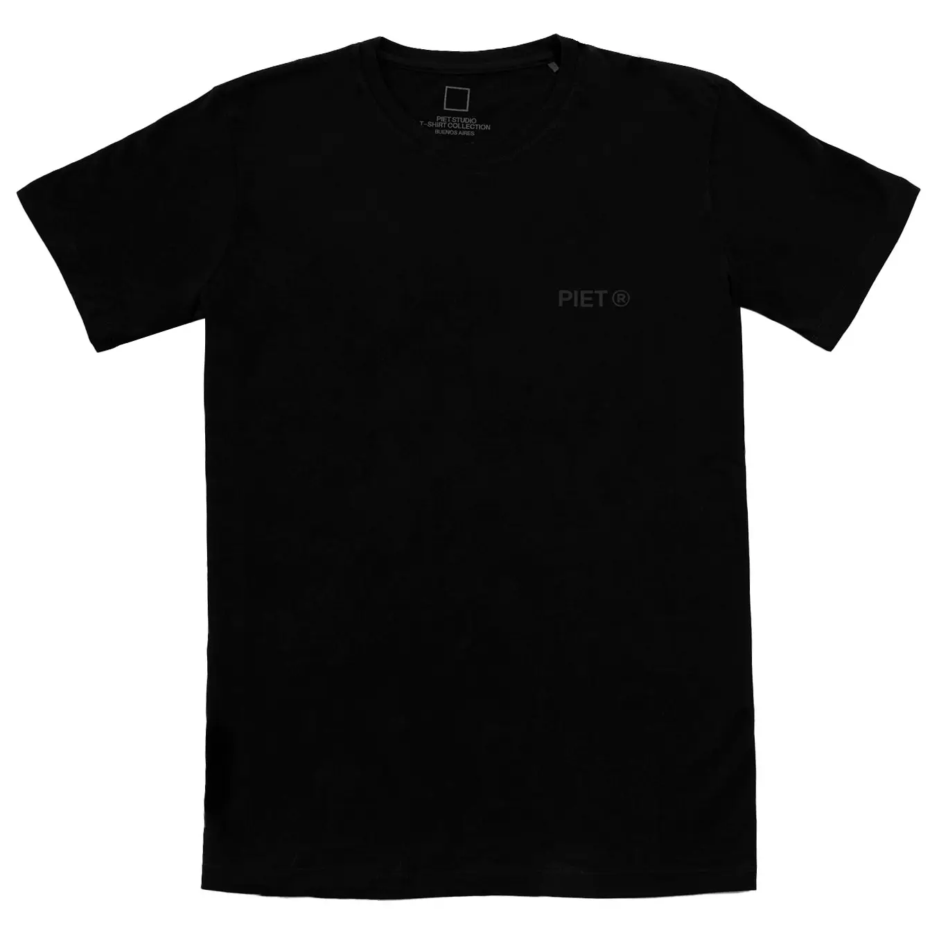 PIETproducto_ remera 11 Remera Negra Trademark - Imagen 1